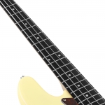 Donner elektromos JB basszusgitár, fehér