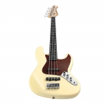 Donner elektromos JB basszusgitár, fehér