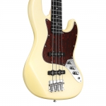Donner elektromos JB basszusgitár, fehér