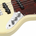 Donner elektromos JB basszusgitár, fehér