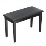 Donner DUET zongoraszék tárolóval, fekete