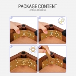 Donner zongoraszék tárolóval, barna