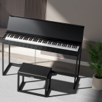 Donner zongoraszék fém, S300 design, fekete