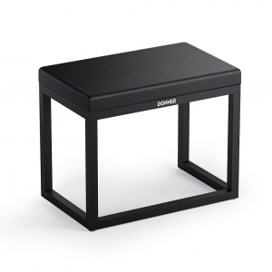 Donner zongoraszék fém, S300 design, fekete