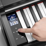 Donner DDP-200 PRO 88 billentyűs kalapácsmechanikás digitális zongora, fekete