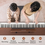 Donner DDP-200 PRO 88 billentyűs kalapácsmechanikás digitális zongora, faerezetes