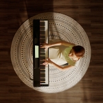 Donner S100 digitális zongora, Donner design, súlyozott, kalapácsmechanikás, 88 billentyű