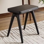 Donner zongoraszék, tömör fa, S100 design, fekete