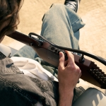 Donner Hush-C silent gitár, elektro-akusztikus, nylonhúros, sunburst