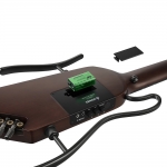 Donner Hush-C silent gitár, elektro-akusztikus, nylonhúros, sunburst