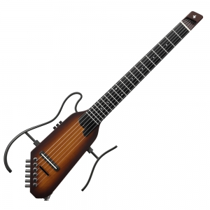 Donner Hush-C silent gitár, elektro-akusztikus, nylonhúros, sunburst