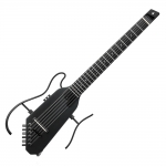 Donner Hush-C silent gitár, elektro-akusztikus, nylonhúros, fekete