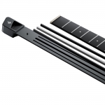 Donner Hush-C silent gitár, elektro-akusztikus, nylonhúros, fekete