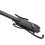 Donner Hush-C silent gitár, elektro-akusztikus, nylonhúros, fekete