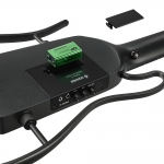 Donner Hush-C silent gitár, elektro-akusztikus, nylonhúros, fekete