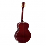 Sigma akusztikus gitár elektronikával, borvörös
