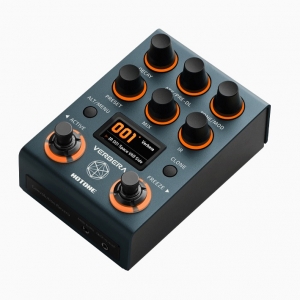 Hotone Verbera NeonGlow Convolution Reverb Effects Processor, with 9V power supply