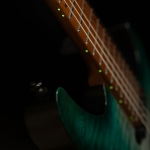 Cort elektromos gitár, fej nélküli, Semi Gloss Lagoon