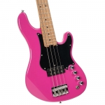 Cort elektromos basszusgitár, rövid menzúra, lila