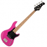 Cort elektromos basszusgitár, rövid menzúra, lila