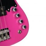 Cort elektromos basszusgitár, rövid menzúra, lila