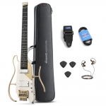 Donner Hush-X Pro silent gitár, White Luxe