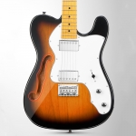 Donner elektromos jazz thinline gitár, sunburst