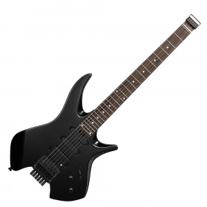 Donner elektromos gitár, fej nélküli, fekete