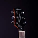 Magneto Velvet Deluxe elektromos gitár, kamrás test, Metallic Green Silk - BEVEZETŐ ÁR!