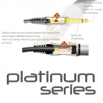 Bespeco Platinum pipa+egyenes jack, 9m-es kábel