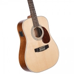 Cort akusztikus gitár elektronikával, 12 húros, matt natúr