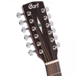 Cort akusztikus gitár elektronikával, 12 húros, matt natúr