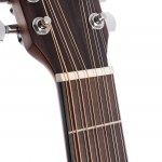Cort akusztikus gitár elektronikával, 12 húros, matt natúr