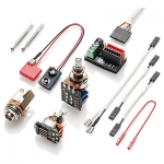 Humbucking gitár pickup, felezhető, fekete