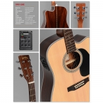 Sigma DR-28 akusztikus gitár elektronikával